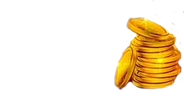 Изображение стопки золотых монет, представляющее бонус кэшбэка в Интернет-казино Azino777.